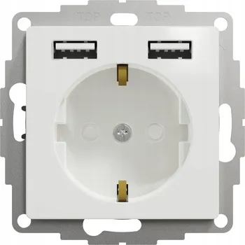 Elektrická zásuvka Elektrická Zásuvka Schneider Electric bílá