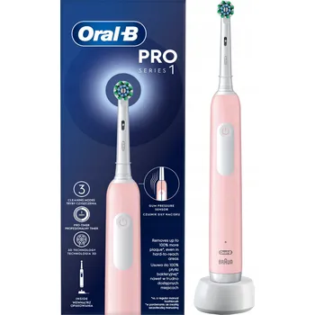 Elektrický zubní kartáček Elektrický Kartáček Oral-B Pro Series 1 s rotační pulzací pink