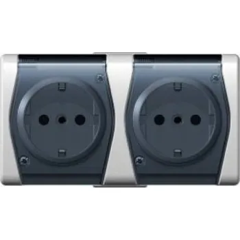 Elektrická zásuvka Elektrická Zásuvka hermetická Elektro-Plast Nasielsk bílá