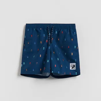 Chlapecké spodní prádlo Reserved - Plavky s potiskem - tmavomodrá - 699IH-59X - 699IH-59X-U12
