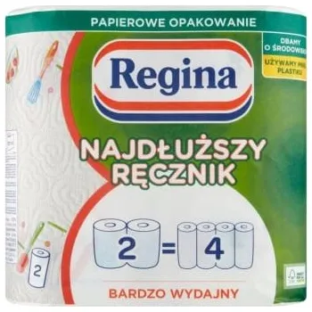 Utěrka Kuchyňské papírové utěrky extra dlouhé Regina s barevným potiskem, 2 role