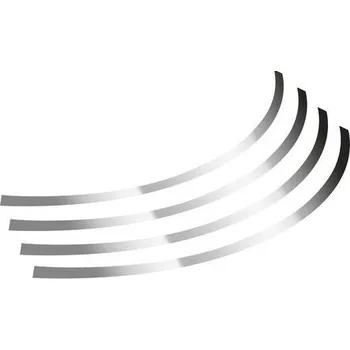 Reflexní páska na kola chromová "S"