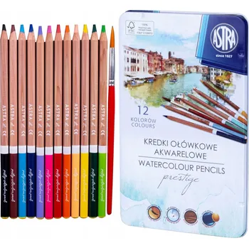 Pastelka Akvarelové Pastelky Astra 12 ks