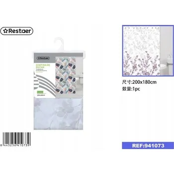 Prostěradlo Elegantní Záclona se vzorem 200 x 180 cm