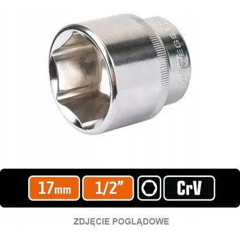 Klíč Nástrčný klíč 1/2" šestihranný 17 mm / TEGER TEGER T-W-KNS110