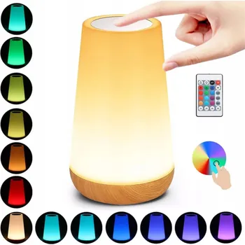 Lampička NOČNÍ LAMPA PRO DĚTI S DÁLKOVÝ OVLADAČ, 13 BAREV, DOTYKOVÁ