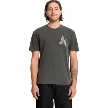 Pánská móda VOLCOM triko - Liquor Locker Pw Sst (BLK)