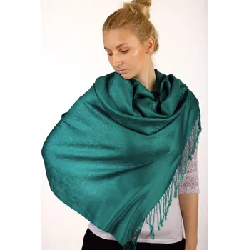 Šála TopMode Žakárová šála s třásněmi 753373