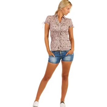 Dámská halenka TopMode Dámská halenka s květinovým potiskem 238607