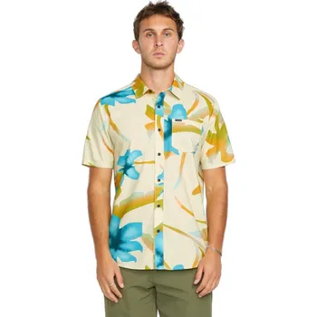 Pánská móda VOLCOM košile - Tracers Floral Ss (LBG) velikost: S