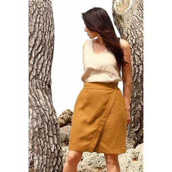 Dámská sukně Lotika Zavinovací lněná sukně Lotika česká móda Premium quality 849422