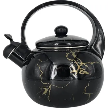 Varná konvice Konvice tradiční ocelová smaltovaná MASTERPAN 2,2 l černá, žlutá