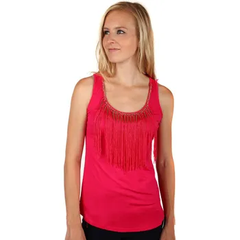 TopMode Dámské tílko s třásněmi 146834