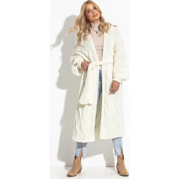 Dámský svetr TopMode Cardigan s vlnou alpaka 963805