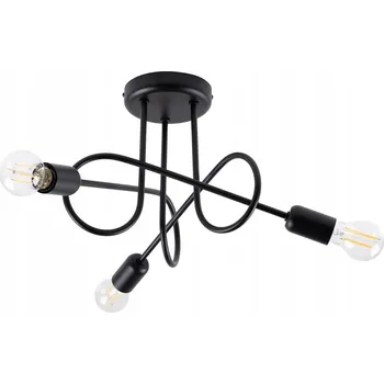 Stropní Svítidlo SOLLUX LIGHTING 45 x 45 cm černý