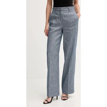 Dámské kalhoty Lněné kalhoty Sisley 4MNULF02I modrá 55X, vel. 42