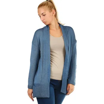 Dámský svetr TopMode Dámský pletený cardigan bez zapínání 379402