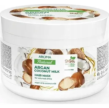 Vlasová regenerace Maska na vlasy Aroma s arganovým olejem a kokosovým mlékem 450 ml
