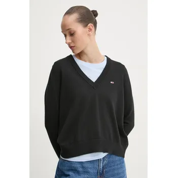 Pánský svetr Bavlněný svetr Tommy Jeans DW0DW19888 černá 99X, vel. S