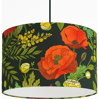 Stínidlo Závěsné svítidlo Papavera / ruční výroba Kónické S 30cm (⌀ spodní) x 20cm (⌀ horní) x 25cm (V)