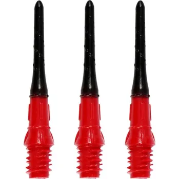 Příslušenství pro šipky L Style Hroty Lip Point Premium Natural Nine - 30 ks - red black