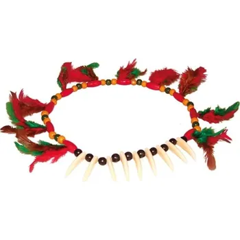 Karnevalový doplněk Indiánský náhrdelník barevný