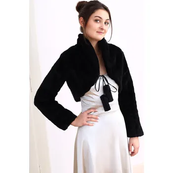 Bolerko TopMode Krátké hřejivé bolerko přes ramena 995451