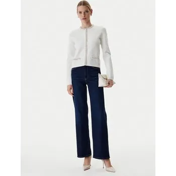 Dámský svetr Guess Kardigan W6RR42 Z4422 Écru Regular Fit XS