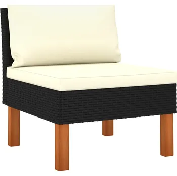 Zahradní sestava Středová sedačka polyratan a masivní eukalyptové dřevo - 8720286208212