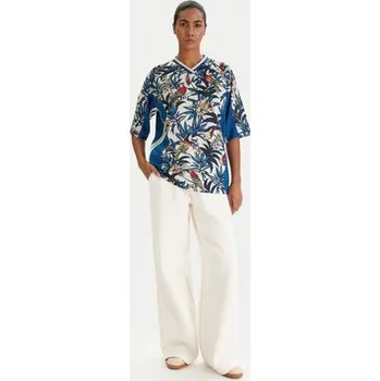 adidas T-Shirt Farm Rio Premium KD4629 Modrá Loose Fit L