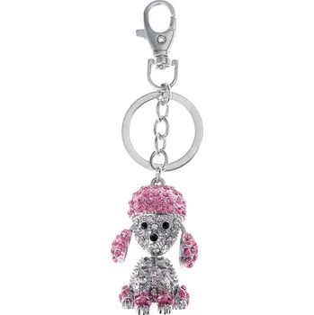 Bonbon Přívěsek na klíče stříbrný pes