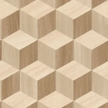 Tapeta Tapeta vzor kostky 3D efekt vinylová NA vliesu