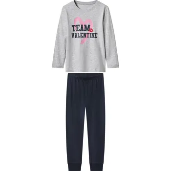 lupilu® Dětské pyžamo (šedá / navy modrá, 122/128)