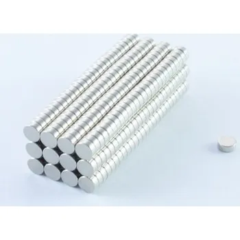 Dekorativní magnet 200 KUSŮ MAGNET NEODYMOVÝCH Euro MW N38 5x2 mm