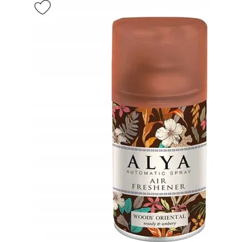 Osvěžovač vzduchu Alya Woody Oriental osvěžovač vzduchu ve spreji, vhodný i do automatických dávkovačů, 250 ml