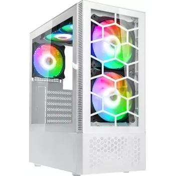 PC skříň Kolink Observatory MX Glass ARGB bílá (OBSERVATORY MX GW)