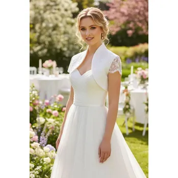 Bolerko TopMode Svatební bolerko se stojáčkem 931419