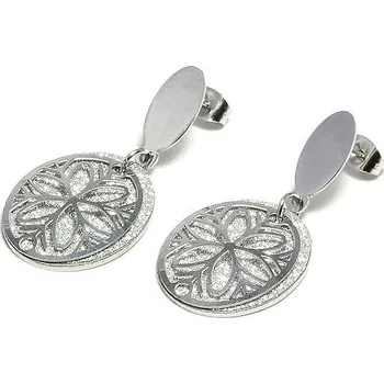 Náušnice Giovanni Bertolucci Luxusní náušnice s kamínky a květinou 701712