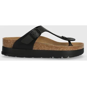 Dámské žabky Žabky Birkenstock Gizeh Platform Flex 1027367 černá 99X, EUR 40