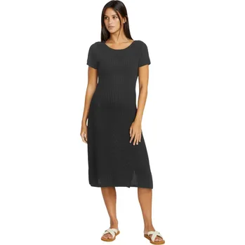 Dámská móda VOLCOM šaty - Meshy Beach Cover Up (BLK)