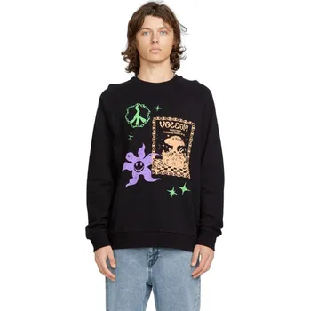 Oblečení a móda VOLCOM mikina - Fa F Rygalski Crew (BLK)