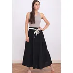 TopMode Lněná sukně s knoflíky 951616