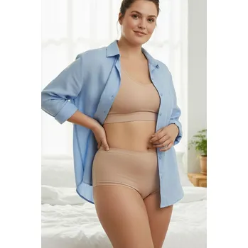 Kalhotky TopMode Klasické bavlněné kalhotky s nohavičkou 703235