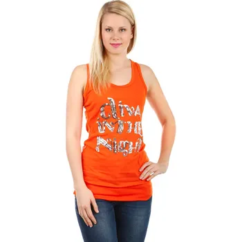 TopMode Dámské tílko s flitrovým nápisem 42399