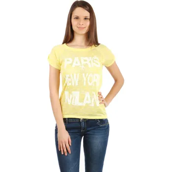 TopMode Žíhané triko s potiskem 40497