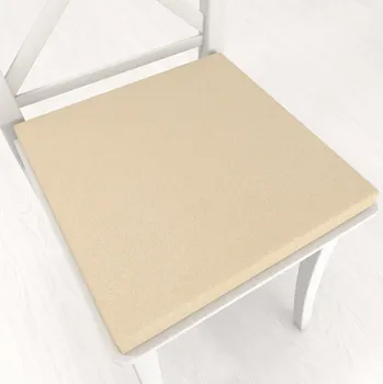 Podsedák Čtvercový podsedák BKU-108 Krémově béžový - 38x38x3 cm