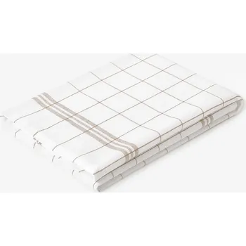 Utěrka Kuchyňská bavlněná utěrka - Hnědé proužky 45 x 70 cm