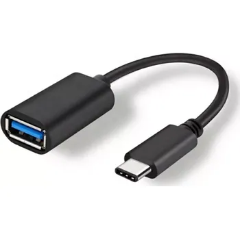 Datový kabel Adaptér USB‑C na USB‑A OTG, 10 Gb/s, PD 60 W, 19 cm