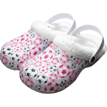 Chlapecké pantofle Listar S27MT Chlapecké gumové zateplené nazouváky fotbal