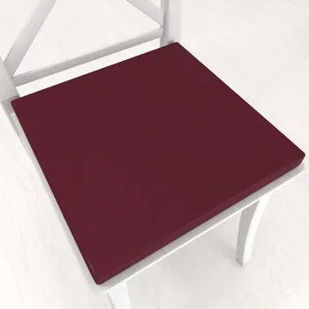 Podsedák Čtvercový podsedák BKU-115 Burgundský vínový - 38x38x3 cm